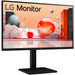 Monitor LED IPS LG 24,5 pollici angolazione destra