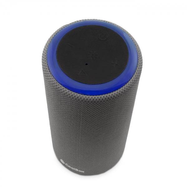 Coolbox DROP G232 Altoparlante Bluetooth - 8h di Batteria - 2x7W - IPX6 - Colore Grigio