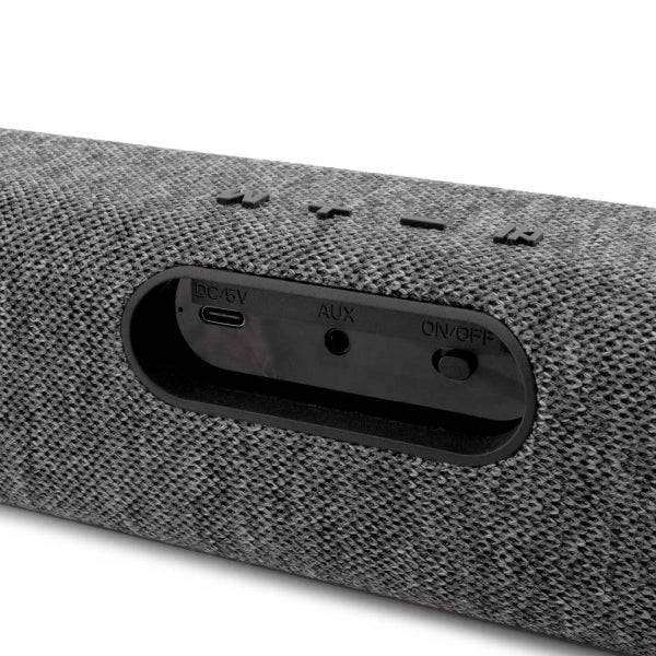 Coolbox BAND BS23 Soundbar 10W - Jack 3.5mm - Bluetooth 5.3 - Colore Grigio