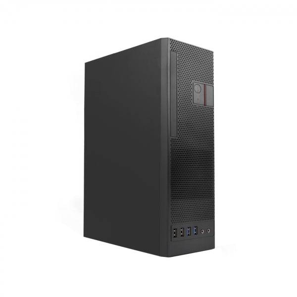 Coolbox T360 Slim Case Torre MicroATX - Formato Disco Supportato 3.5", 2.5" - USB-A 3.0 e Audio + Alimentatore