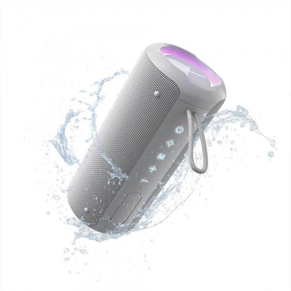 Energy Sistem Soundbliss Altoparlante Bluetooth True Wireless 40W - Radio FM - 12h Autonomia - IPX6 - LED - Vivavoce - USB-C - Colore Grigio