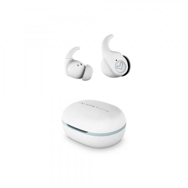 Energy Sistem Cuffie Wireless - True Wireless - Bluetooth 5.3 - IPX5 - Autonomia 20h - Secure-Fit+ - App Personalizzabile - Microfono Stereo - Colore Bianco
