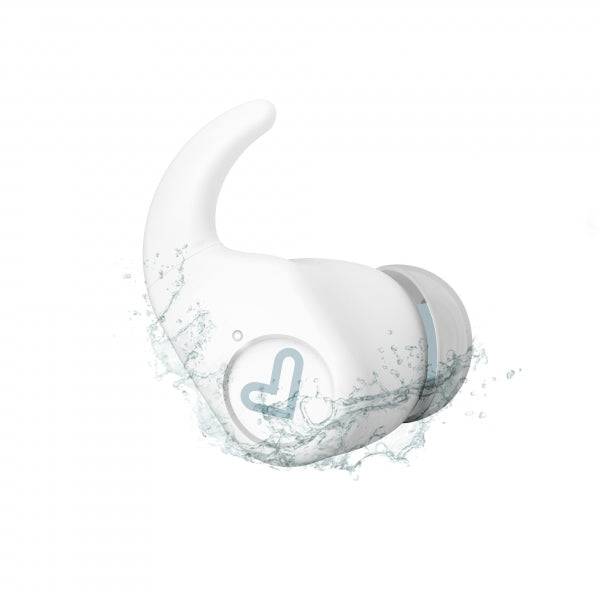 Energy Sistem Cuffie Wireless - True Wireless - Bluetooth 5.3 - IPX5 - Autonomia 20h - Secure-Fit+ - App Personalizzabile - Microfono Stereo - Colore Bianco