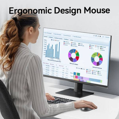 Vention KTD Combo Tastiera e Mouse Wireless - Connessione 2.4GHz - 1200 DPI - 104 Tasti - Colore Nero