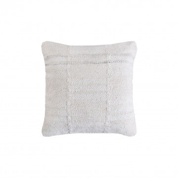 Cuscino in lana avorio con rivestimento, 45x45x8 cm, 0,9 kg