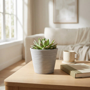 Vaso piccolo in fibra sintetica diametro 31 cm altezza 25,4 cm