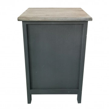Mobiletto in legno con 2 cassetti, 30x27,5x45 cm