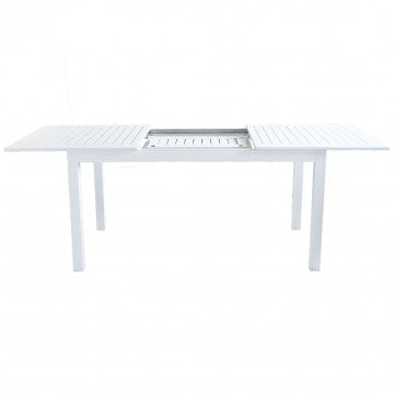 Tavolo allungabile in alluminio 150/210 x 90 cm, altezza 75 cm
