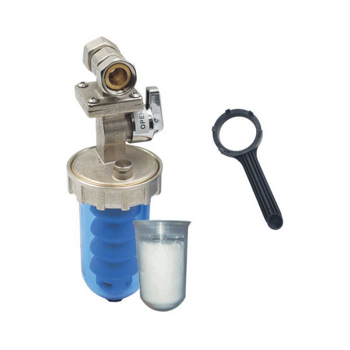 DOSATORE PROPORZIONALE DI POLIFOSFATI IN POLVERE CON BY-PASS FERRARI DOSAFER  1/2"