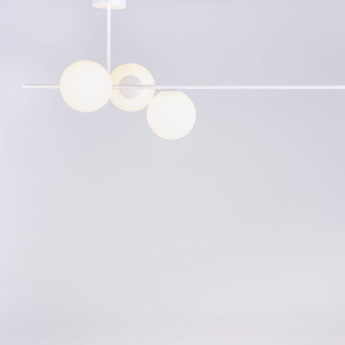 Sospensione BOBLER orizzontale - bianco