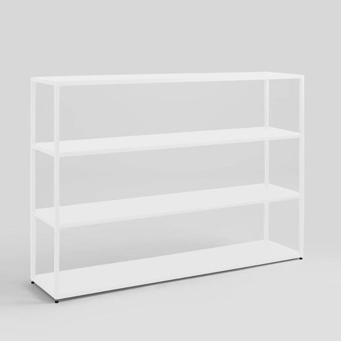 Libreria HYLLER METAL 150x110, bianco