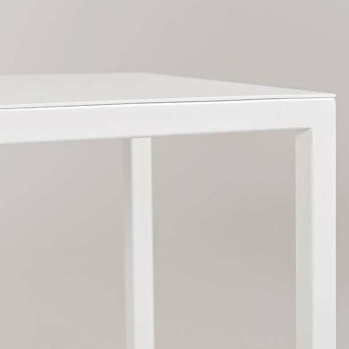 Rack JULITA METAL 75 doppio ripiano, bianco