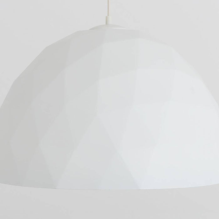 Lampada a Sospensione LEONARD L - Rame e Bianco
