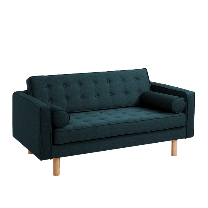 Divano Letto 2 Posti TOPIC WOOD, Deep Sea, Naturale