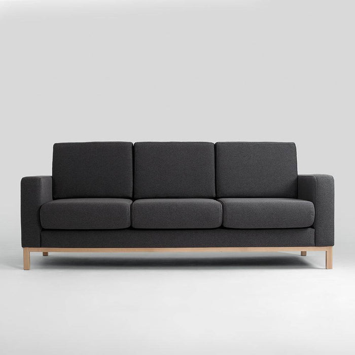 Divano Letto 3 Posti SCANDIC, Carbonio, Naturale