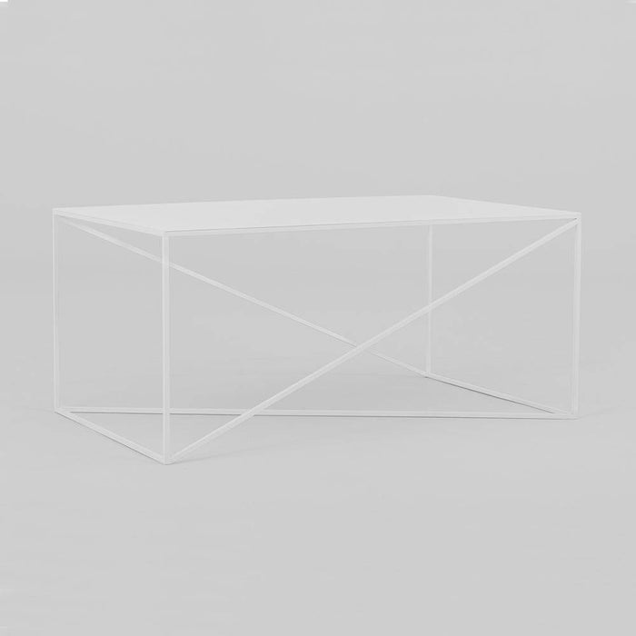 Tavolino MEMO METAL 100x60 Bianco
