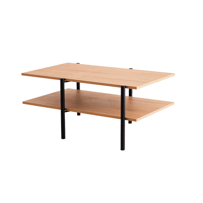 Tavolino RAVE BASIC 100x60 - quercia, nero