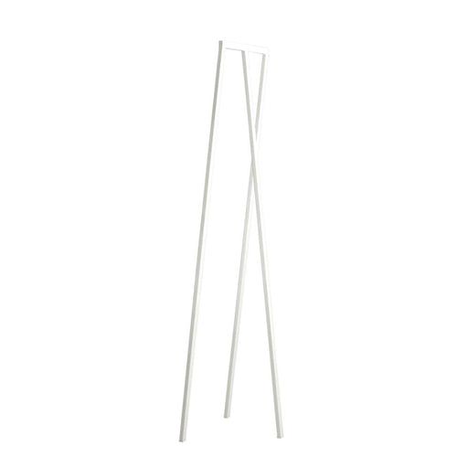 Appendiabiti design minimalista KAYA in metallo bianco, struttura elegante e sottile, ideale per ingresso o camera, SKU: W001KAY50-01