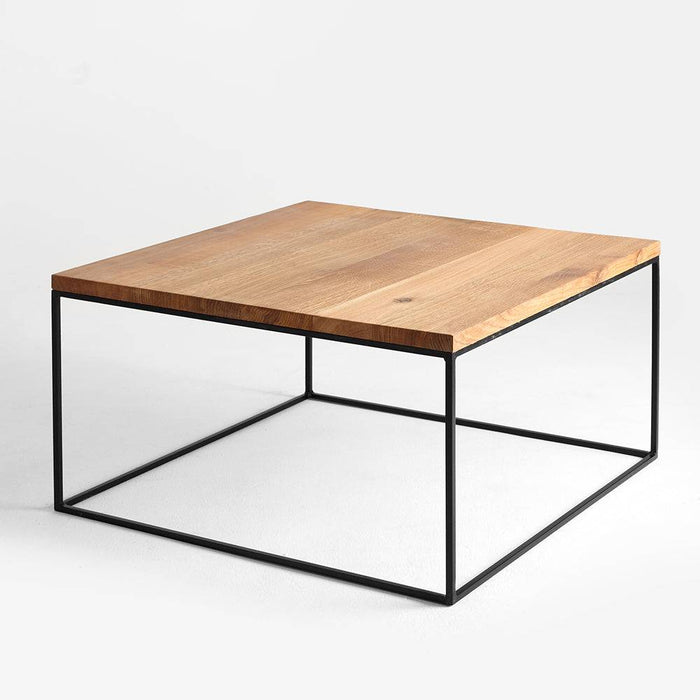 Tavolino Tensio Legno Massello 80 - Nero