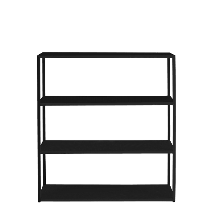 Libreria HYLLER METAL 100x110, nero