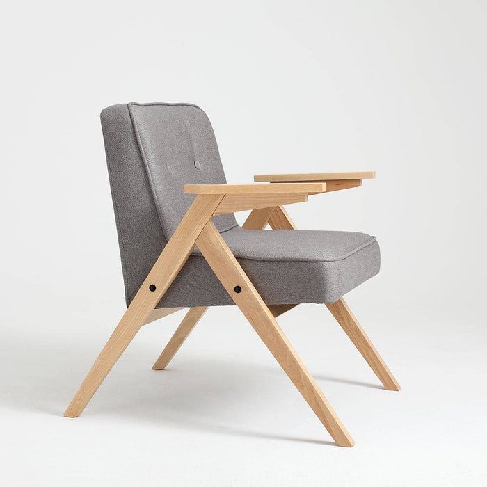 Poltrona VINC Steel, Naturale