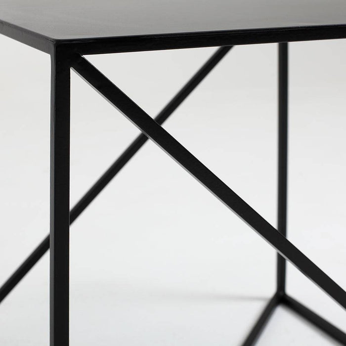Tavolino laterale MEMO 50x50, Nero