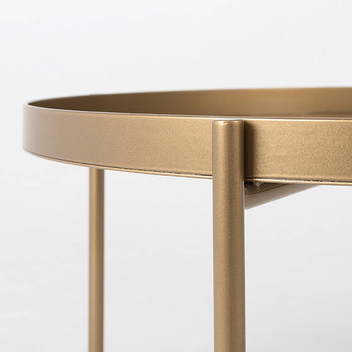 Tavolino da Caffè HANNA METAL 60 - Oro
