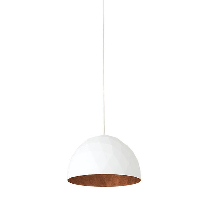Lampada a Soffitto LEONARD M - Rame-Bianco