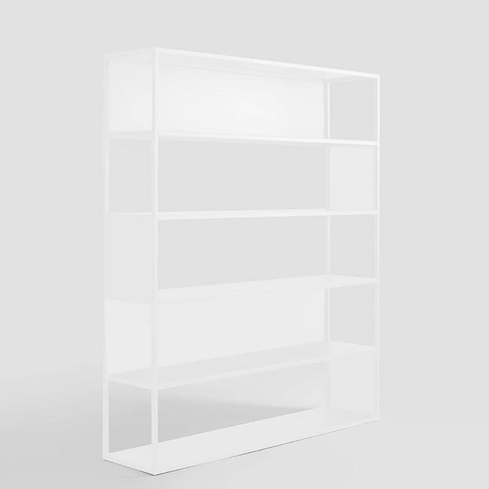 Libreria HYLLER SIDE METAL 150x180 bianco
