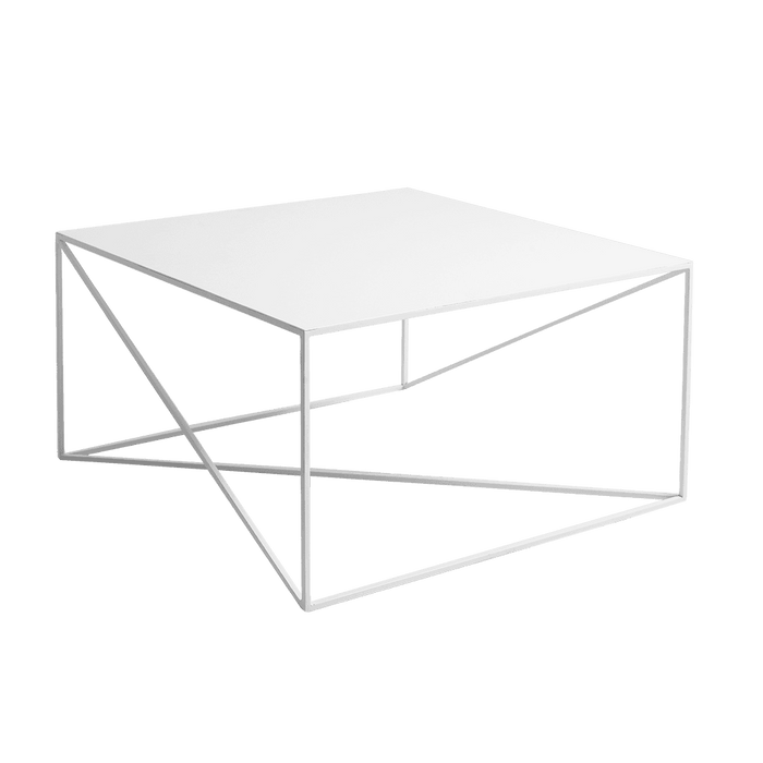 Tavolino MEMO METAL 80x80 Bianco