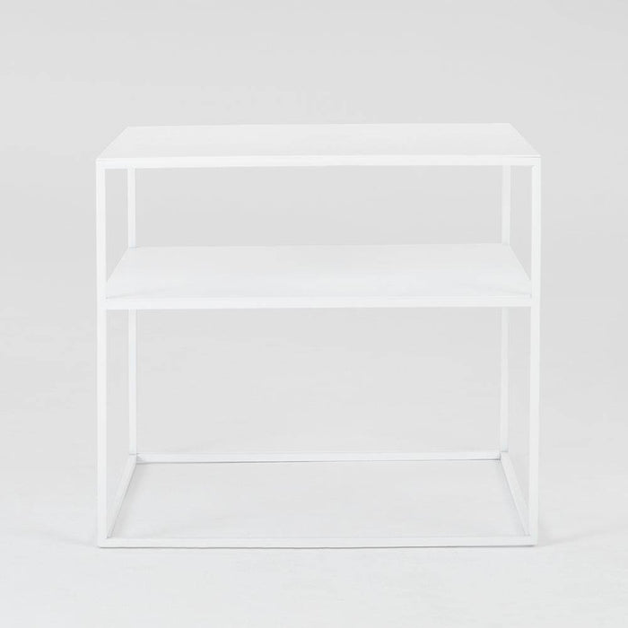 Tavolino da Caffè TENSIO 2 Floor Metal 50 - Bianco