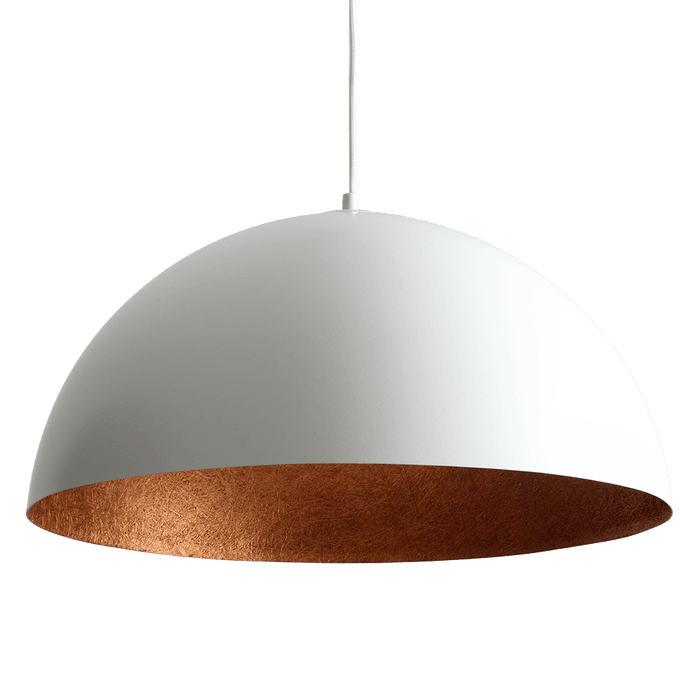 Plafoniera LORD 50 - Rame e Bianco