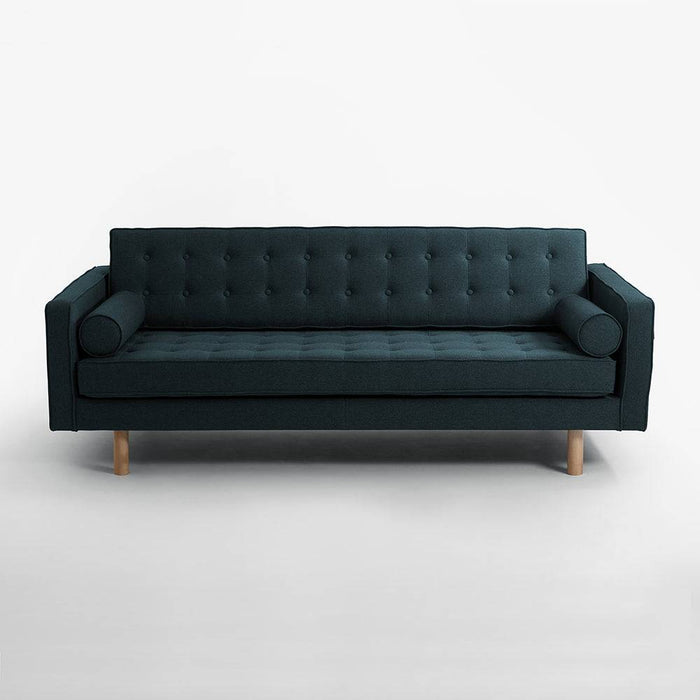 Divano 3 Posti TOPIC WOOD, Deep Sea, Legno Naturale