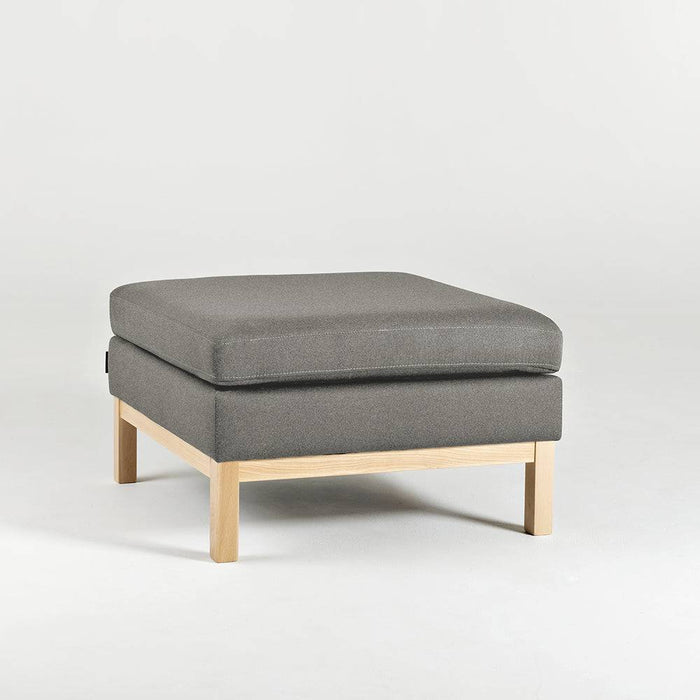 Pouf AMBIENT WOOD - kwarc, naturale