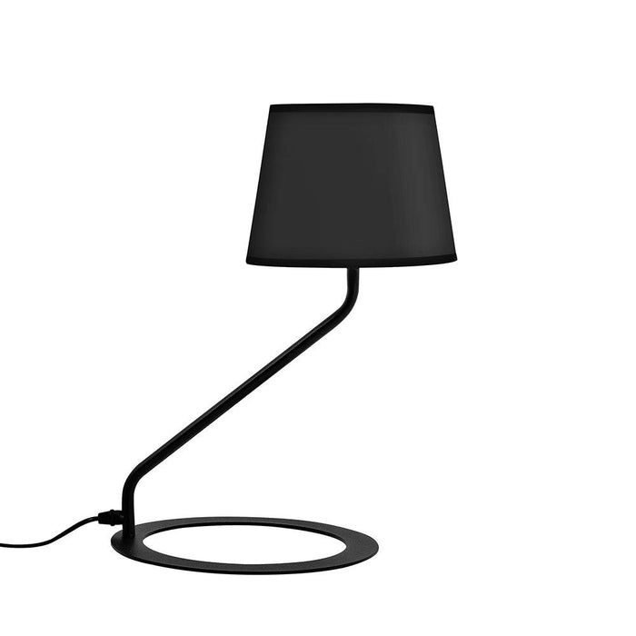 Lampada da Tavolo SHADE - Paralume Nero Base Nera