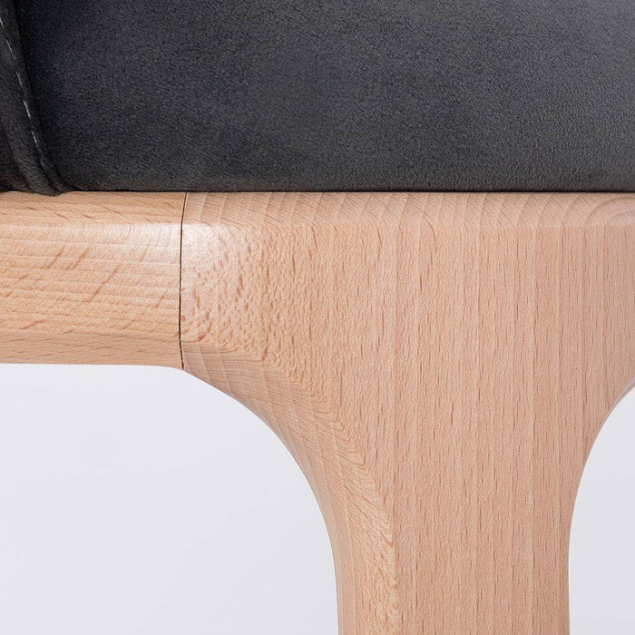 Sedia LULU con Braccioli - Grigio Lilla