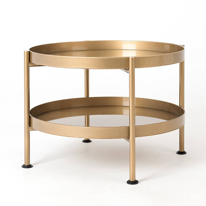 Tavolino da Caffè HANNA METAL 60 - Oro