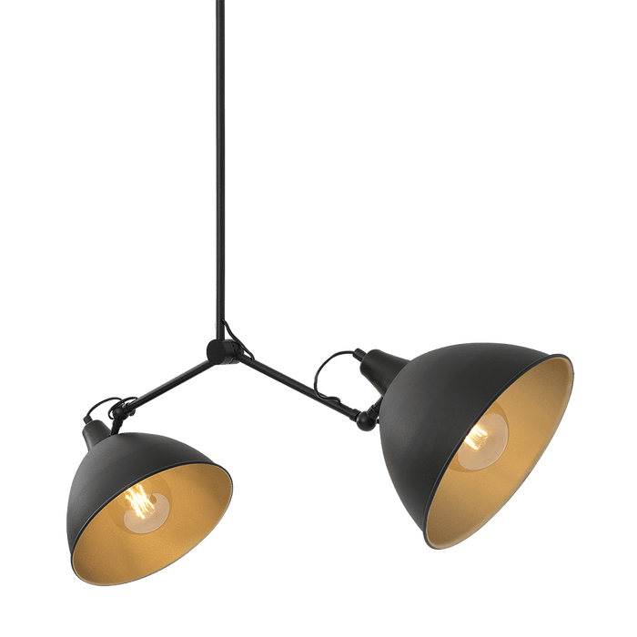 Lampada Coben Two Head nero