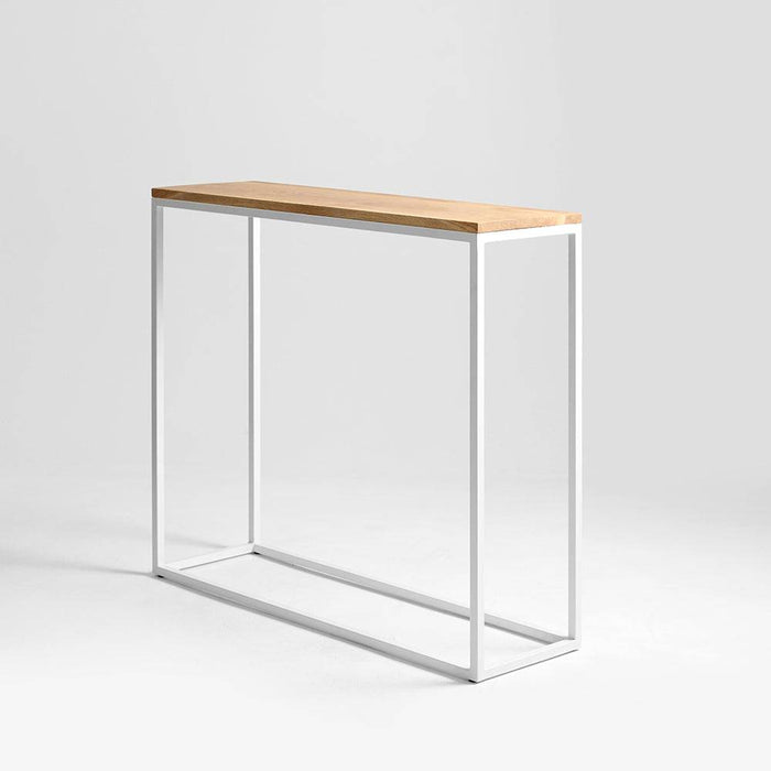 Credenza Julita 92-1F Legno Massello - Rovere e Bianco