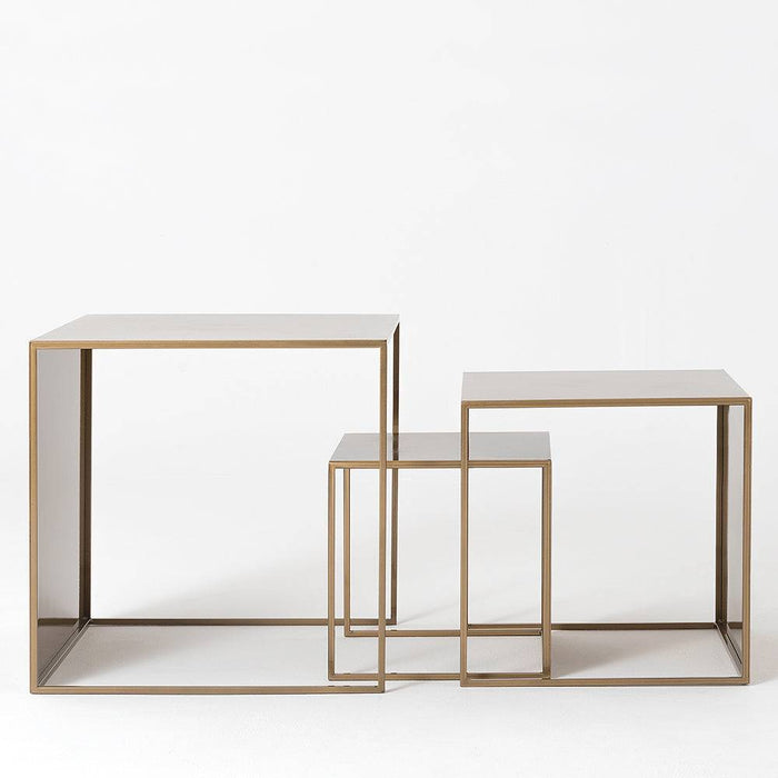 Set Tavolini 2WALL TRIO METAL, oro