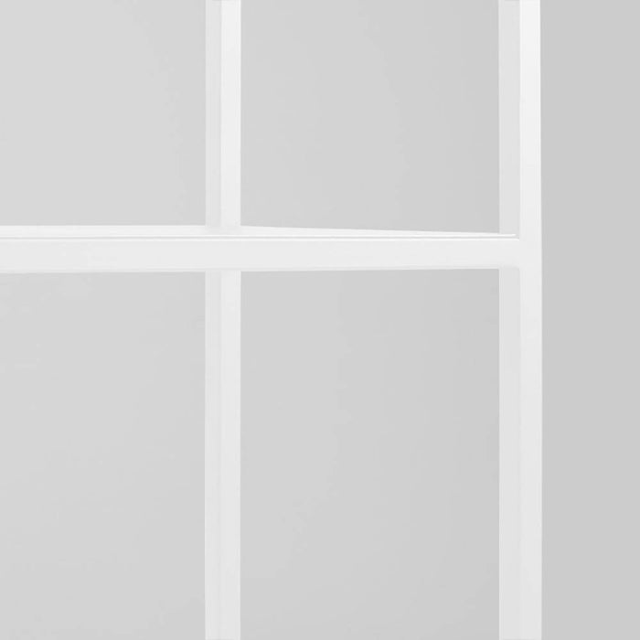 Libreria HYLLER METAL 150x110, bianco