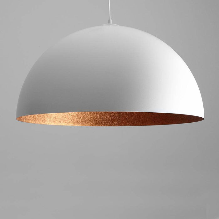 Plafoniera LORD 70 - Rame e Bianco