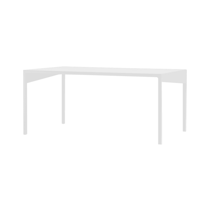 Tavolino OBROOS METAL 100x60, bianco