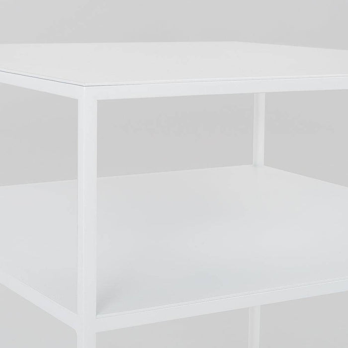 Tavolino da Caffè TENSIO 2 Floor Metal 50 - Bianco