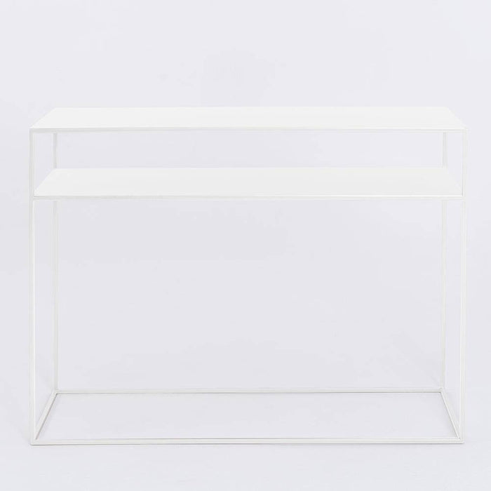 Console TENSIO 2 Floor Metal 100x35 - Bianco