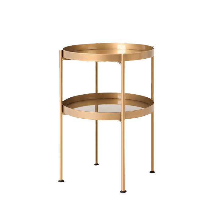 Tavolino laterale HANNA METAL 40-2F - oro