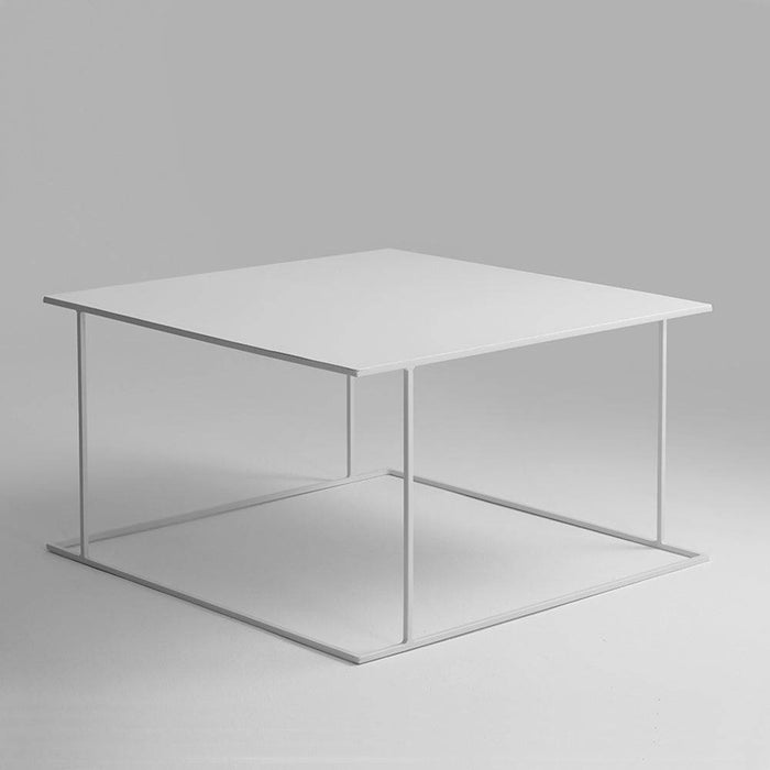 Tavolino WALT METAL 80 - Bianco