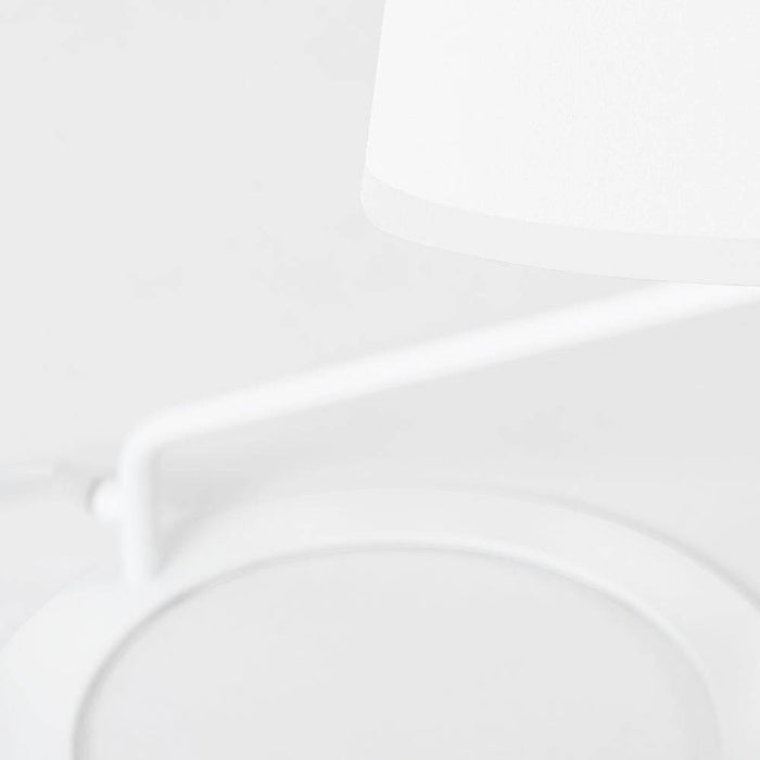 Lampada da Tavolo SHADE - Paralume Bianco Base Bianca