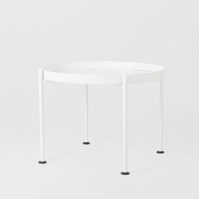 Tavolino da Caffè HANNA METAL 60 - Bianco