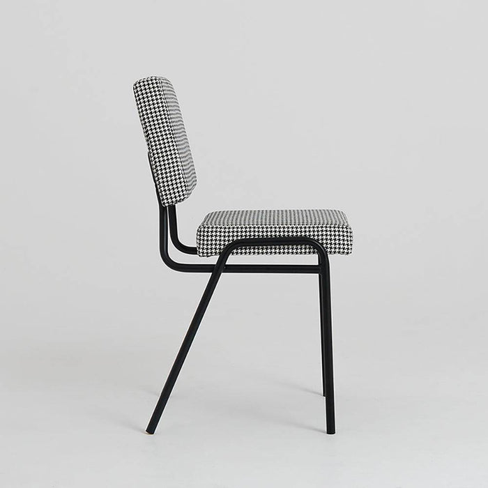 Sedia SIMPLE - pied de poule, nero